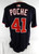 2025 Washington Nationals Colin Poche #41 Game Issued Navy Jersey 46 756