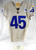 2020 Los Angeles Rams Ogbo Okoronkwo #45 Game Issued Pos Used Cream Jersey 42 33