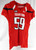 2015 Texas Tech Red Raiders #59 Game Used Red Jersey Football NP Rem 50 659