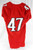 2015 Texas Tech Red Raiders #47 Game Issued Red Jersey Football NP Rem 46 664