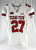 2022 Texas Tech Red Raiders #27 Game Used White Jersey Football NP Rem 44 067
