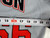 2025 Washington Nationals Zach Brzykcy #66 Game Issued Pos Used Grey Jersey 7
