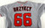 2025 Washington Nationals Zach Brzykcy #66 Game Issued Pos Used Grey Jersey 7