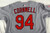 2025 St. Louis Cardinals Alex Cornwell #94 Game Issued Pos Used Grey Jersey 7