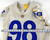 2020 Los Angeles Rams Eric Banks #98 Game Issued Cream Jersey 44 518