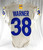 2020 Los Angeles Rams Troy Warner #38 Game Issued Pos Used Cream Jersey 40 534
