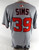 2025 Washington Nationals Lucas Sims #39 Game Issued Grey Jersey 44 293