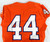 2017-22 Clemson Tigers #44 Game Issued Pos Used Orange Jersey Football NP Rem 7