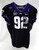 2019-24 Texas Christian TCU Frogs #92 Game Used Black Jersey Football NP Rem 9