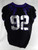 2019-24 Texas Christian TCU Frogs #92 Game Used Black Jersey Football NP Rem 9