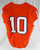 2017-22 Clemson Tigers #10 Game Issued Pos Used Orange Jersey Football NP Rem 0
