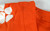 2017-22 Clemson Tigers #10 Game Issued Pos Used Orange Jersey Football NP Rem 0
