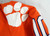 2017-22 Clemson Tigers #10 Game Issued Pos Used Orange Jersey Football NP Rem 0