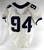 Texas Christian TCU Horned Frogs #94 Game Used White Jersey Football NP Rem 8