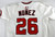 2025 Washington Nationals Nasim Nunez #26 Game Issued Pos Used White Jersey 5