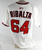 2025 Washington Nationals Orlando Ribalta #64 Game Issued P Used White Jersey 4