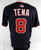 2025 Washington Nationals Jose Tena #8 Game Issued Navy Jersey 42 766