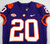 2017-22 Clemson Tigers #20 Game Issued Pos Used Purple Jersey Football NP Rem 5