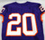 2017-22 Clemson Tigers #20 Game Issued Pos Used Purple Jersey Football NP Rem 5