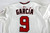 2025 Washington Nationals Luis Garcia #9 Game Issued White Jersey 48 738
