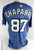 2025 Washington Nationals Andres Chaparro #87 Game Issued Used Blue Jersey City