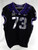 2019-24 Texas Christian TCU Frogs #73 Game Used Black Jersey Football NP Rem 0
