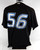 2004-06 Toronto Blue Jays #56 Game Used Black Jersey Spring Training NP Rem 966