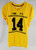 2017 Maryland Terrapins Deon Jones #14 Game Used Yellow Jersey Throwback 125th P