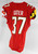 2021 Maryland Terrapins Lavonte Gater #37 Game Used Red Jersey Football 42 469