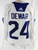 2017-18 Toronto Maple Leafs Connor Dewar #24 Game Used White Practice Jersey 5