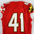 2021 Maryland Terrapins #41 Game Issued Red Jersey Football 42 473