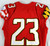 2021 Maryland Terrapins #23 Game Used Red Jersey Football NP Rem 44 483
