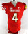 2021 Maryland Terrapins Chop Robinson #4 Game Used Red Jersey Football 46 494