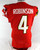 2021 Maryland Terrapins Chop Robinson #4 Game Used Red Jersey Football 46 494