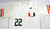Miami Hurricanes #22 Game Issued Pos Used White Jersey Baseball NP Rem 44 836