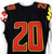2021 Maryland Terrapins #20 Game Used Black Jersey Football NP Rem 42 517