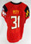 2013 Maryland Terrapins Shawn Petty #31 Game Used Red Jersey Football 44 442