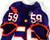 2017-22 Clemson Tigers #59 Game Issued Pos Used Purple Jersey Football NP Rem 9