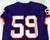 2017-22 Clemson Tigers #59 Game Issued Pos Used Purple Jersey Football NP Rem 9