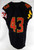 2020 Maryland Terrapins #43 Game Used Black Jersey Football NP Rem 42 523
