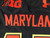 2020 Maryland Terrapins #43 Game Used Black Jersey Football NP Rem 42 523