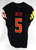 2018 Maryland Terrapins Octavian Smith Jr #5 Game Used Black Jersey Football 1