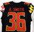 2021 Maryland Terrapins Aeneas Smith #36 Game Used Black Jersey Football 44 648