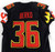 2018 Maryland Terrapins Owura Berko #36 Game Used Black Jersey Football 44 649