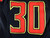 2018 Maryland Terrapins Justin Hunter #30 Game Used Black Jersey Football 42 650