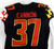 2022 Maryland Terrapins Jordan Cannon #37 Game Used Black Jersey Football 44 645