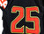 2020 Maryland Terrapins #25 Game Used Black Jersey Football 44 646
