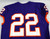 2017-22 Clemson Tigers #22 Game Issued Pos Used Purple Jersey Football NP Rem 8