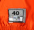2016 Clemson Tigers #15 Game Issued Pos Used Orange Jersey Football NP Rem 40 57