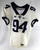 Texas Christian TCU Horned Frogs #94 Game Used White Jersey Football NP Rem 3